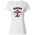 thumbnail image 3 of Inktastic Queens Are Born in July Women's T-Shirt, 3 of 5