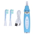 thumbnail image 2 of Cepillos de dientes eléctricos a prueba de agua, cepillo de dientes eléctrico para niños Cepillo de dientes eléctrico recargable sónico Cepillo de dientes eléctrico para niños Instalación sin esfuerzo, 2 of 9
