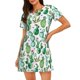 thumbnail image 1 of Easygdp Cactus Plants1 Camisón de manga corta para mujer, informal, estampado, 1 of 6