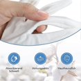 thumbnail image 3 of Adjable Cush, Linen Rest Backrest Tri Back Wed Cush S Sofa Ch Reading Bed Rest Throw C, 3 of 5