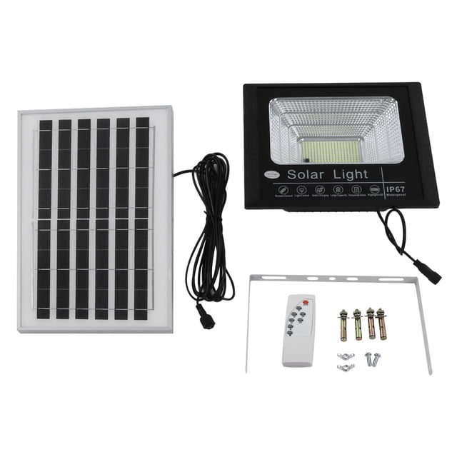 8W 6V Panneau Solaire Lumière avec Fonction de Synchronisation de Télécommande Solaire Rue Lampe IP67 Protection