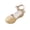 Yellow Shoes for Women, variant on Women's Sandal Wedge Heel Sole Plus Size Available Versatile Breathable Material For Warm Weather Style Black 39