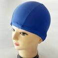 thumbnail image 3 of ENJOYW Bonnet de Natation Unisexe Bonnets de Bain Extensibles de Protection des Oreilles pour Piscinepolyester, 3 of 7