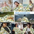 thumbnail image 5 of Yellow Lemon Cooling Blanket, Lightweight Breathable Summer Throw Blanket with Double Sided Cold Effect,Spring Summer Flower Green Leaf Plant Picnic Beach Blankets Bed Sheet for Hot Sleepers 40"x60", 5 of 8