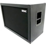 Luke-2x12C - Empty Dual 12" Guitar Cabinet - Black Tolex/Black Cloth Grill