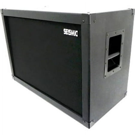 Luke-2x12C - Empty Dual 12" Guitar Cabinet - Black Tolex/Black Cloth Grill