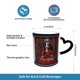 thumbnail image 2 of Taza de café grande con asa que cae al revés, taza de té, taza de café novedosa para hombres, mujeres, hogar y trabajo en la oficina, color negro, 2 of 5