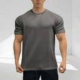 thumbnail image 2 of Mens Shirts Multipack Black Shirt Men Men's Casual Fashion Shirts Summer Solid Color Short Sleeve Crewneck Tops Ventilate Comfy Quick-Dry Fitness Tee, 2 of 3