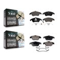 thumbnail image 1 of TEC Front Rear Ceramic Brake Pads Kit for Car Mercedes-Benz C300 E350 C350 C250 E400 E550 KTC-100152, 1 of 10