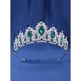 thumbnail image 1 of 1pc Simple Queen Crown Bridal Party Wedding Accessory, 1 of 4