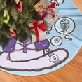 thumbnail image 2 of XMXY Halloween Christmas Tree Skirt, Wizard Cat Holiday Party Indoor Decorations Ornaments, 36" Inch, 2 of 5