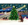 thumbnail image 3 of CafePress - Xmas Magic/Red Dobie Large Mug - 15 oz Ceramic Large White Novelty Mug, 3 of 4