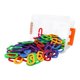 thumbnail image 1 of 150 ganchos de clip en C, eslabones coloridos, eslabones de cadena, juguetes de aprendizaje para niños DIY, eslabones en C para sala de, 1 of 9