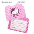 thumbnail image 4 of Tarjetas de invitación de cumpleaños de Hello Kitty Invitaciones de Pokémon Pikachu Tarjeta de felicitación de la Patrulla Canina Suministros para fiestas de cumpleaños, 4 of 5