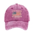 thumbnail image 3 of America Birthday Hat 1776 2026 250 Years Anniversary Hat for Men Low, 3 of 7