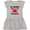 AC-Heather Grey, variant on Inktastic Godson My Godfather Loves Me Girls Toddler Dress