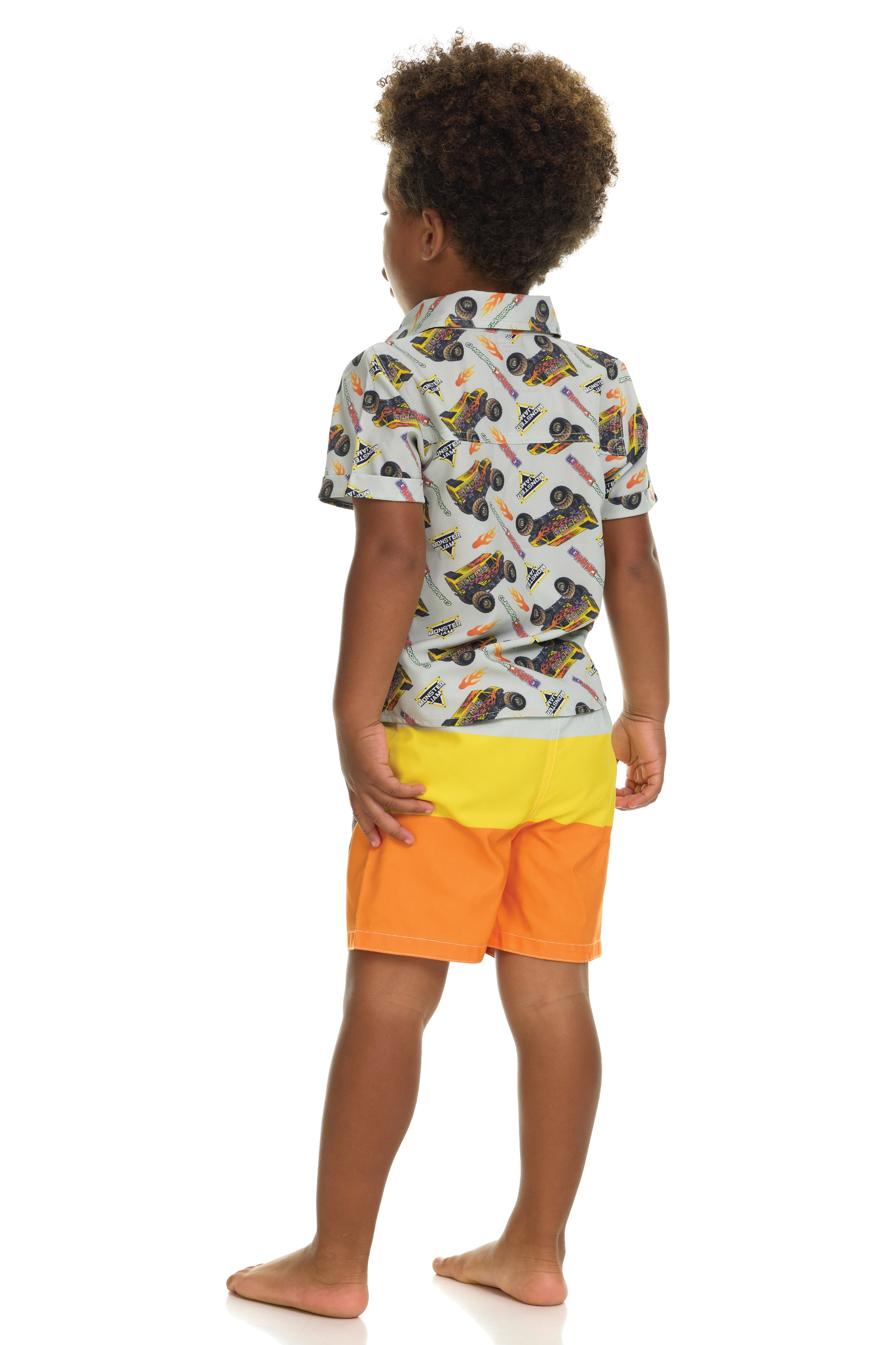 Character Toddler Boy Resort Shirt and Swim Trunk Set, 2-Piece, Sizes 12M - 5T