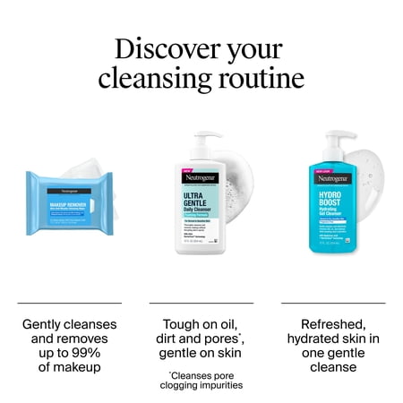 Neutrogena Makeup Remover Cleansing Towelettes, Face Makeup Wipes, Travel Pack, 7 Count