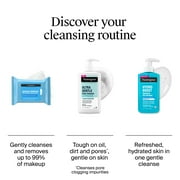 (3 pack) Neutrogena Makeup Remover Wipes & Face Cleansing Towelettes, 25 Count Face Wipes