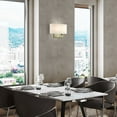 thumbnail image 3 of 42933-01 Livex Lighting 2 Light Medium ADA Wall Sconce In Contemporary Style-9 Inches Tall and 13 Inches Wide-Antique Brass Finish, 3 of 15