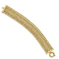 thumbnail image 2 of 14k Yellow Gold Polished Fancy Link Bracelet, 2 of 3