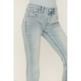 thumbnail image 4 of Grace In LA Women's Fleur Embellished Embroidered Pockets Bootcut Stretch Jeans (27), 4 of 4