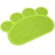 thumbnail image 4 of Alfombrilla antideslizante para arena de gato con forma de pata para perro, gato, cachorro, gatito, cuenco para comida y agua, 30 x 40 cm (verde), 4 of 5