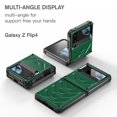 thumbnail image 6 of Nalacover for Samsung Galaxy Z Flip 4 Wireless Charging Case,Full-Body Protection Military Grade Heavy Duty Rugged Hard PC Armored Dual Layer Built-in Screen Protector Shockproof Cover.Armygreen, 6 of 9