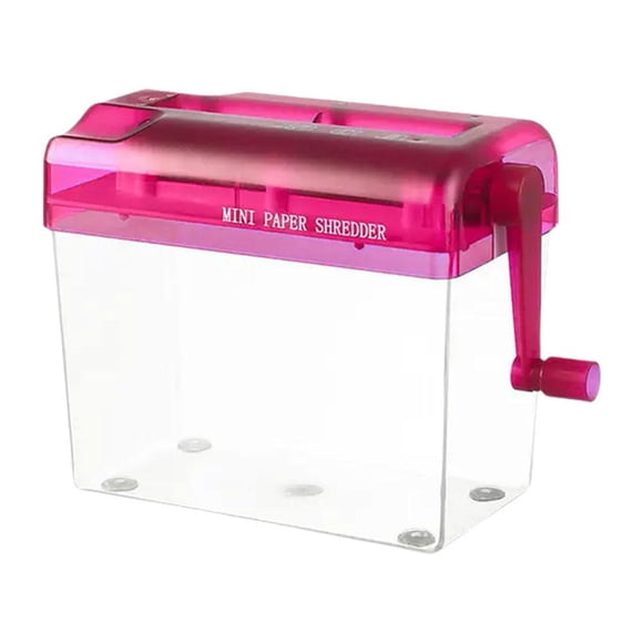 AMERTEER Paper Shredder Mini Portable Home Paper Cutting Machine Manual Shredder Lot O3