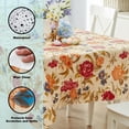 thumbnail image 3 of Newbridge Nicolette Mantel De Vinilo Floral Multicolor Para Interiores Y Exteriores Con Respaldo De Franela, Tapiz Tradicional, Mantel De Vinilo Con Respaldo De Franela De Fácil Limpieza, 60 X 102, Ob, 3 of 5
