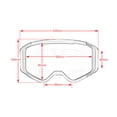 thumbnail image 2 of Gafas para la nieve, gafas para deportes de invierno, lentes con realce de color y contraste Ormromra CPB-YY288-2, 2 of 5