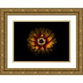 thumbnail image 1 of Carson, Brian 32x24 Gold Ornate Wood Framed with Double Matting Museum Art Print Titled - Backyard Flowers 69, 1 of 4
