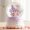 Purple, variant on Unique Bargains Cute Cartoon Light Up Crystal Ball Mini Resin Figurine Snow Globe Pink