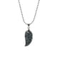 thumbnail image 1 of Collar con Colgante de Ala de Ángel Yuyangstore Cadena de Plata de Amatista Natural Obsidiana de Nieve, 1 of 4