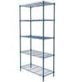 thumbnail image 2 of Ktaxon 5-Tier Wire Shelving Unit, Steel Storage Rack for Garage Office Kitchen Navy Blue, 30" W x 14" D x 60" H, 2 of 20
