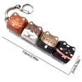 thumbnail image 3 of 4-Key Cat Themed Keyboard Clicker Fidget,Cute Stress Relief Toy,Portable Keyboard Keychain for Daily Anxiety Relief, 3 of 7