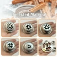 thumbnail image 5 of Runspich 6-Pack Stainless Steel Hollow Churro Nozzle Attachments – Replacement Molds for Spanish Churros Maker Machines, 5 of 9