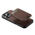 thumbnail image 5 of Ancove 2 in 1 Detachable Magnetic Wallet Compatible with iPhone 15 Case with Card Holder Faux Leather Men Women Kickstand Compatible with MagSafe,Brown, 5 of 14