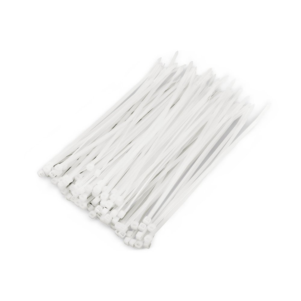 Yes4All 100Piece/Pack Nylon Cable Zip Ties (8") Heavy Duty (50lbs