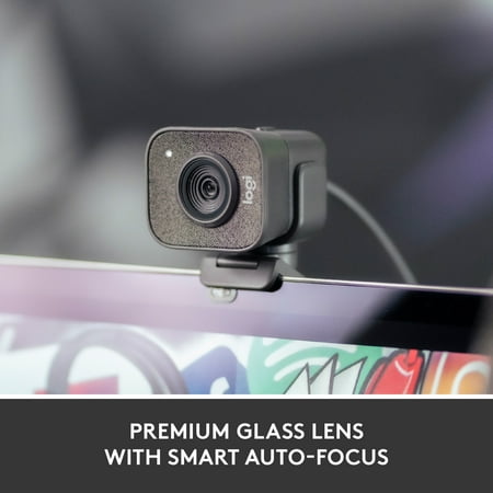 Logitech - StreamCam Plus 1080 Webcam for Live Streaming and Content Creation - Graphite