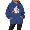 thumbnail image 2 of WEAIXIMIUNG Sweatshirts à Col Rond pour Femmes Zip Up Décontracté à Col Rond avec Poche Imprimé Hoodie, 2 of 3