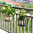 thumbnail image 4 of Support de Pot de Fleurs Balcon Jardin Bonsaï Fer à Repasser, 4 of 8
