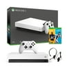 Microsoft Xbox One X 1TB Special White Edition 4K Ultra HD Console + Xbox Chat Headset - EA SPORTS 19: FIFA 19 + Madden NFL 19 Bundle