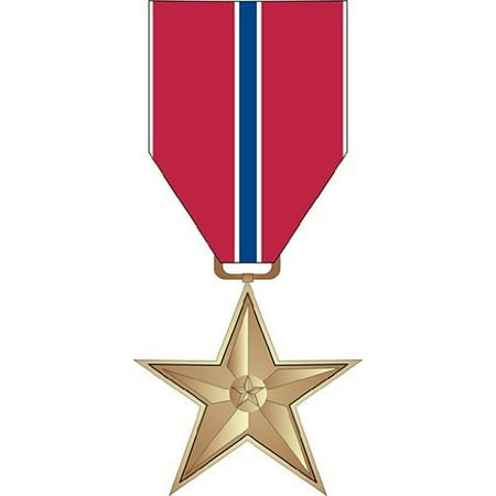 Bronze Star Medal - United States Army Bronze Star Medal Decal Sticker 5.5