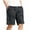 Black, variant on Lovskoo Men's Summer 2024 Beach Board Shorts with Drawstring Pocket Printed Half Shorts Black 3XL