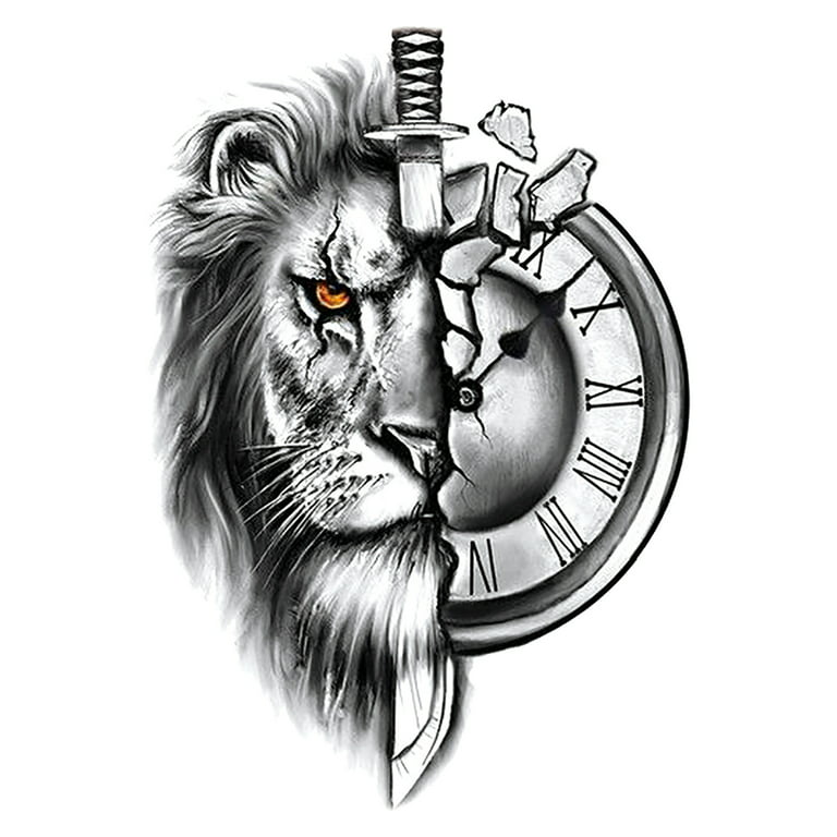42 Lion Tattoo On Back Stock Photos, High-Res Pictures, and Images