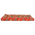 thumbnail image 4 of Blazing Needles 51-inch by 19-inch Tufted Patterned Outdoor Spun Polyester Loveseat Cushion, 4 of 4