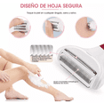 thumbnail image 4 of Maquinilla De Depiladora Eléctrica Facial Recargable 5 En 1 Rosa, 4 of 5