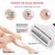 thumbnail image 4 of Maquinilla De Depiladora Eléctrica Facial Recargable 5 En 1 Rosa, 4 of 5