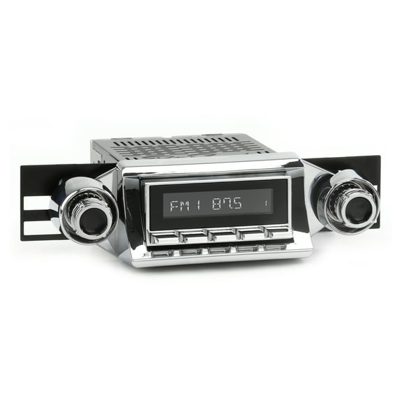 RetroRadio Compatible with 1957 Chevrolet Bel Air Features Include Bluetooth, AUX, AM/FM LAC-M1-104-252-51-74C